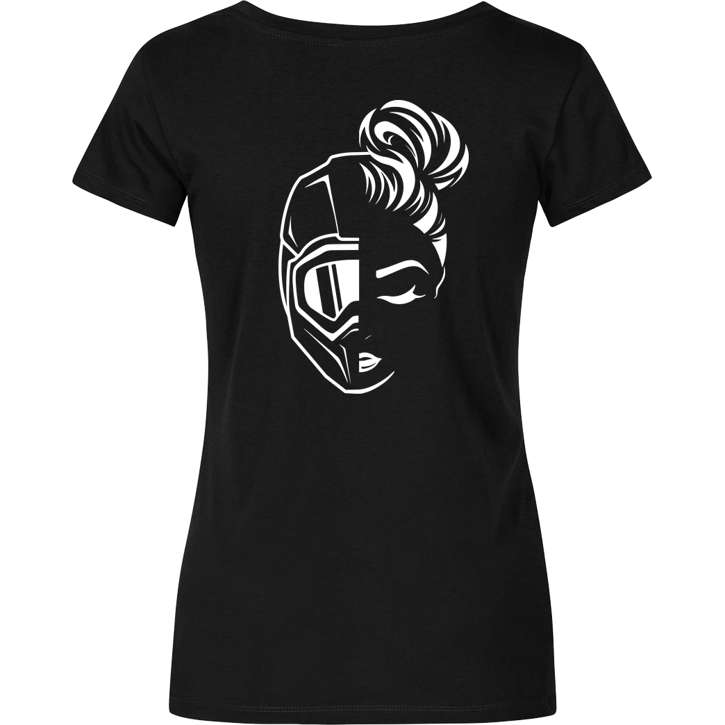 XeniaR6 XeniaR6 - Sumo-Logo T-Shirt Damenshirt schwarz