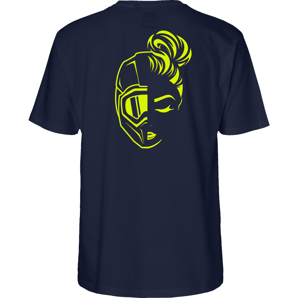 XeniaR6 XeniaR6 - Sumo-Logo T-Shirt Fairtrade T-Shirt - navy
