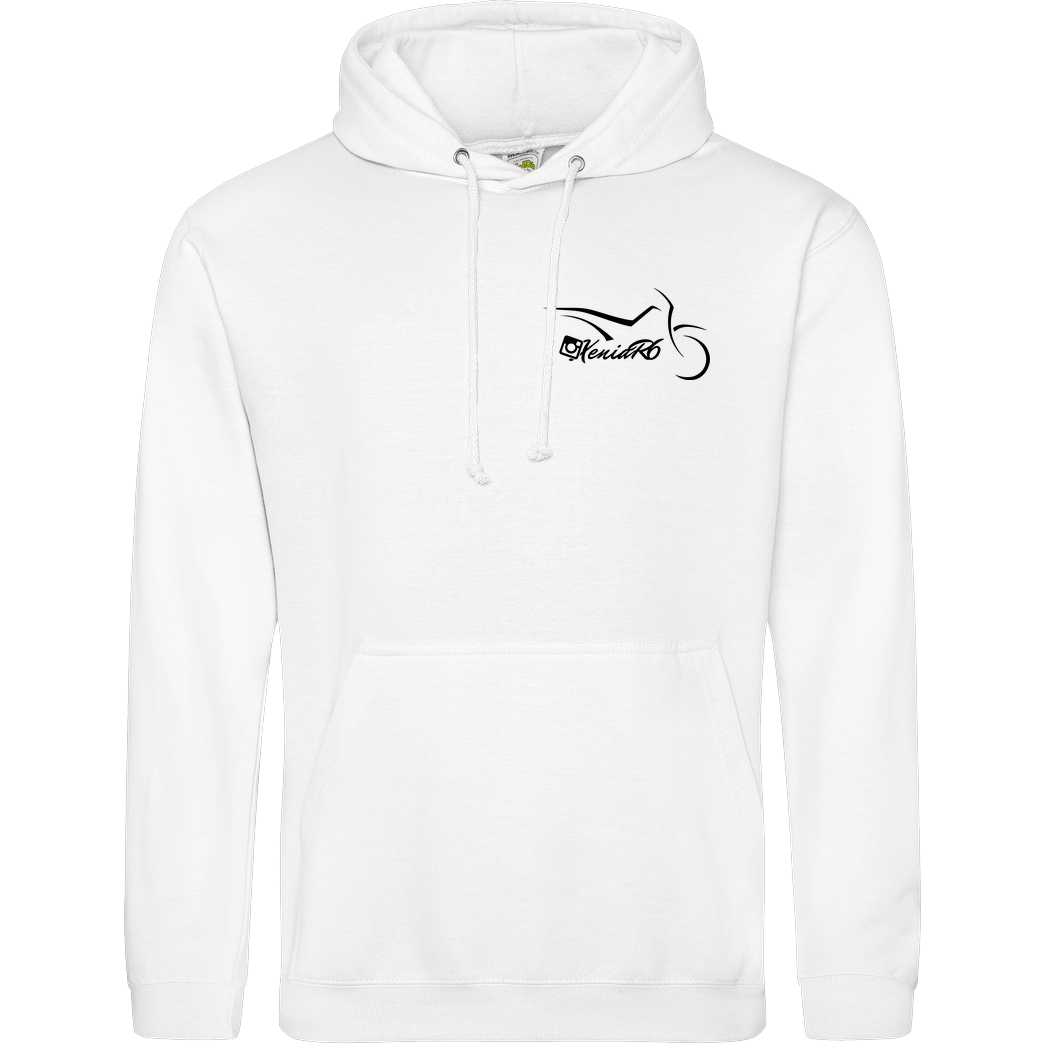 XeniaR6 XeniaR6 - Sumo-Logo Sweatshirt JH Hoodie - Weiß