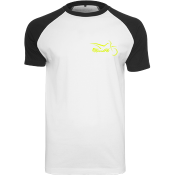 XeniaR6 - Sumo-Logo Raglan-Shirt weiß