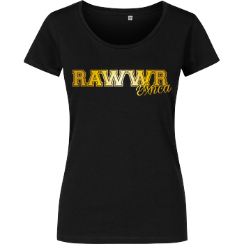 Yxnca - RAWWR Damenshirt schwarz