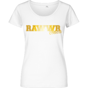 Yxnca - RAWWR Damenshirt weiss
