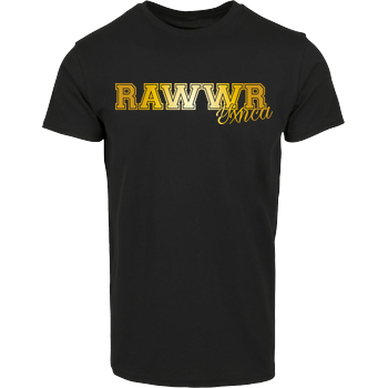 Yxnca - RAWWR Hausmarke T-Shirt  - Schwarz