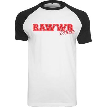 Yxnca - RAWWR Raglan-Shirt weiß