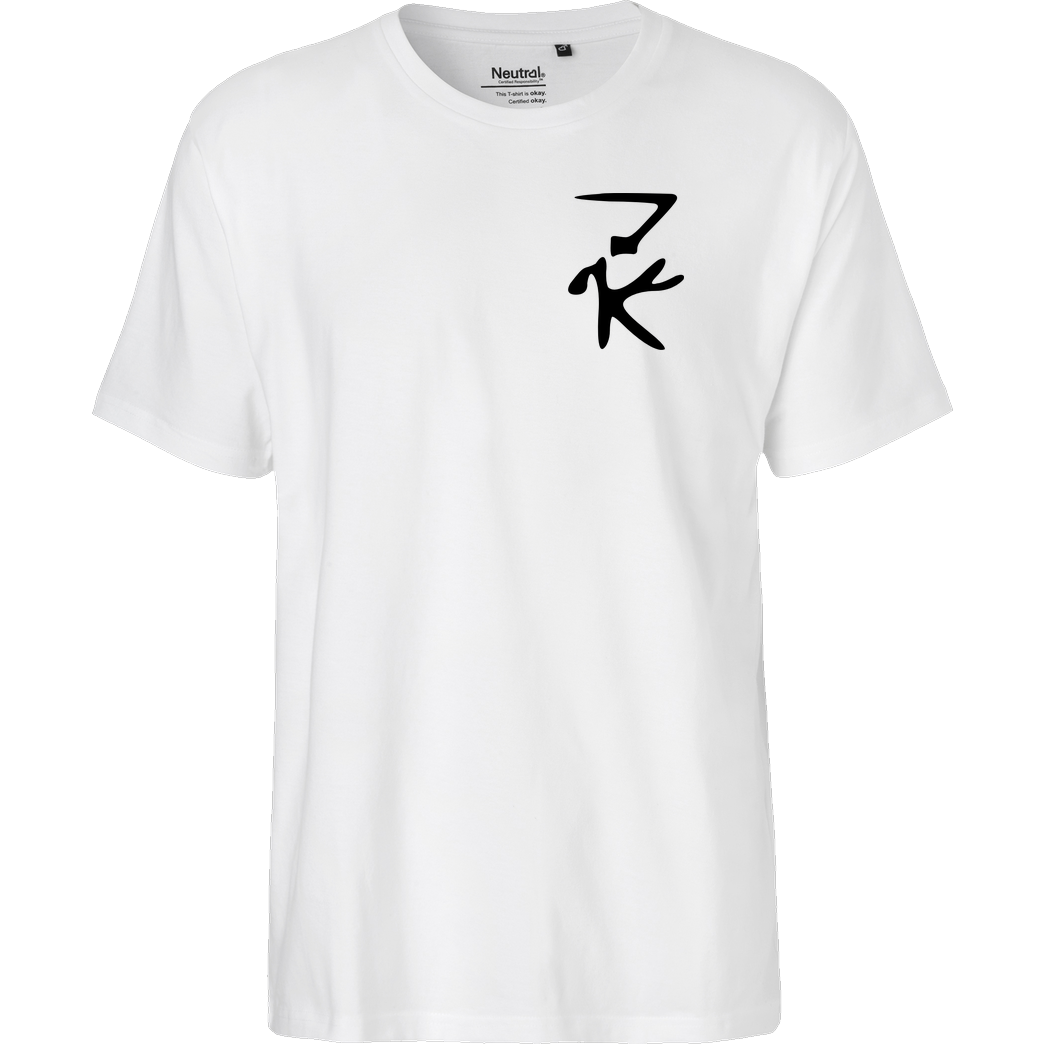 ZerKill Zerkill - Wolf T-Shirt Fairtrade T-Shirt - weiß