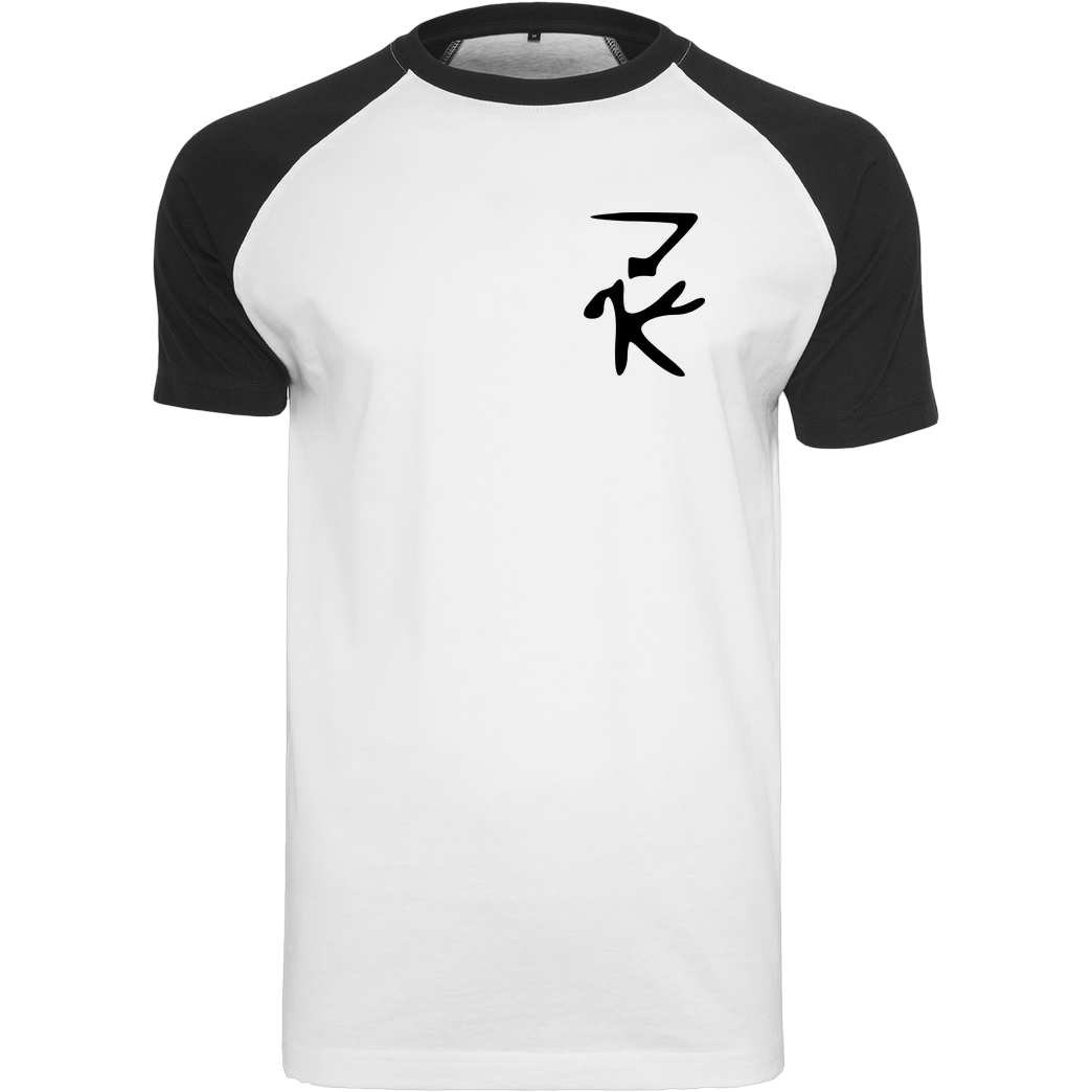 ZerKill Zerkill - Wolf T-Shirt Raglan-Shirt weiß