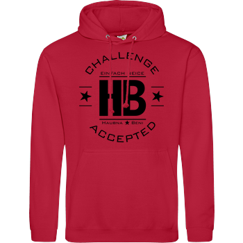 2EpicBuddies - Challenge schwarz JH Hoodie - red