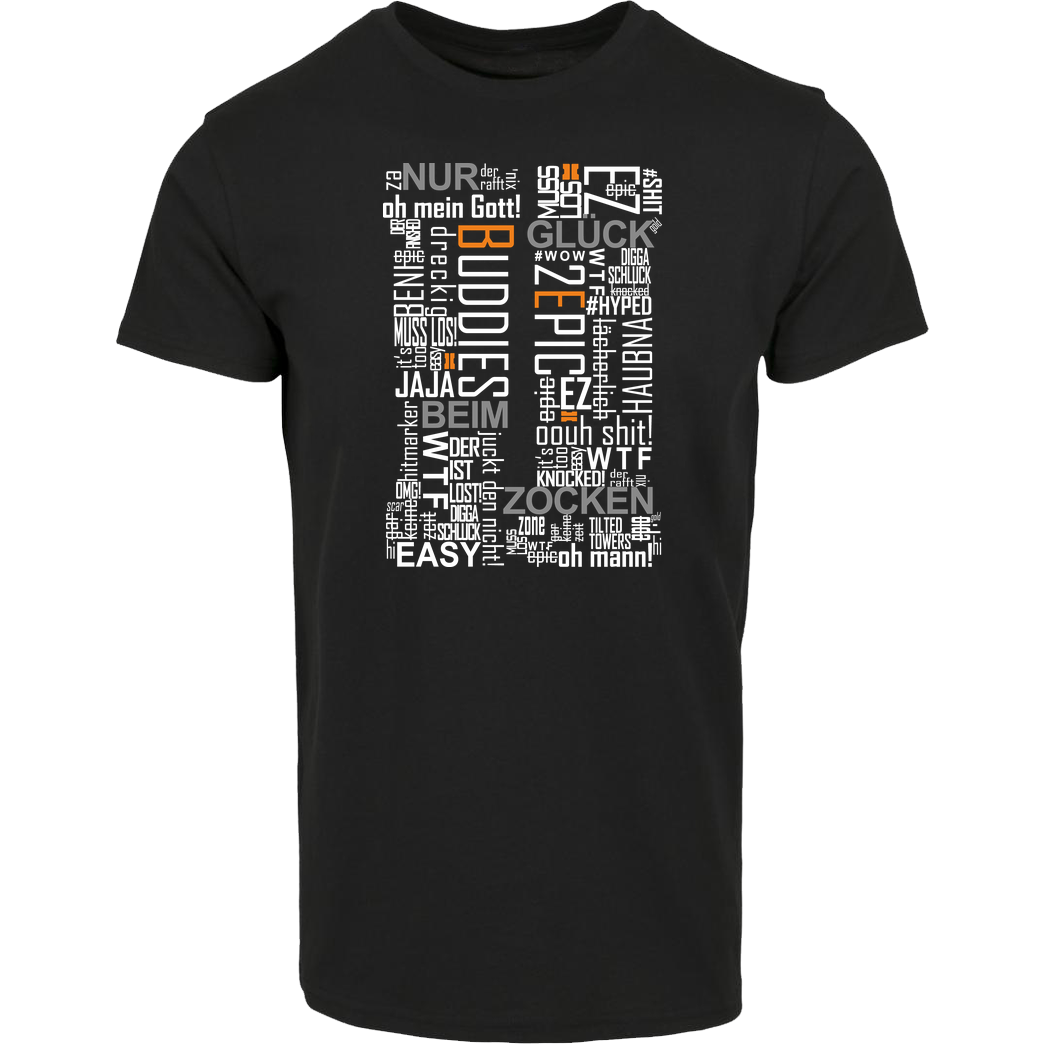 Die Buddies zocken 2EpicBuddies - Cloud T-Shirt House Brand T-Shirt - Black