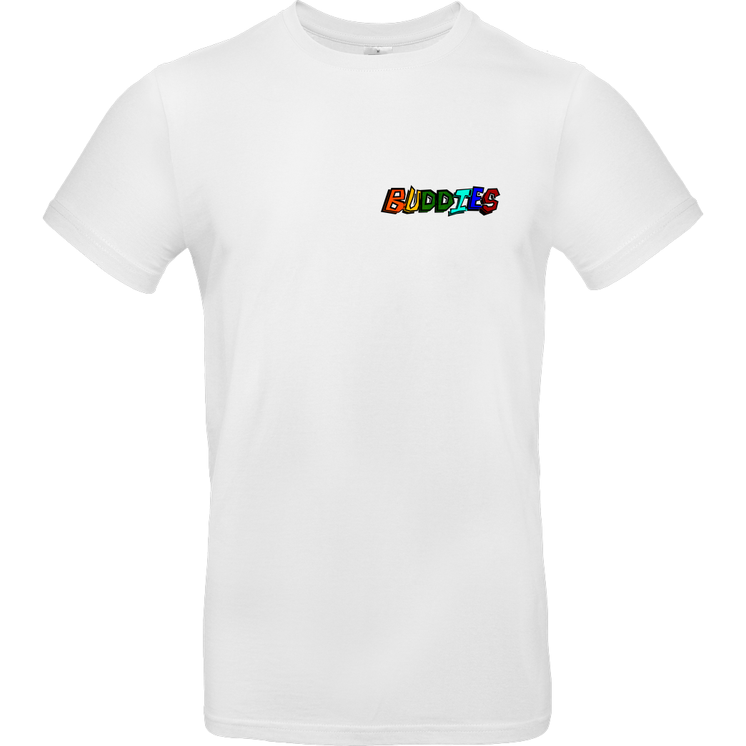 Die Buddies zocken 2EpicBuddies - Colored Logo Small T-Shirt B&C EXACT 190 -  White