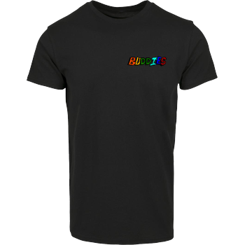 2EpicBuddies - Colored Logo Small House Brand T-Shirt - Black