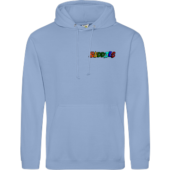 2EpicBuddies - Colored Logo Small JH Hoodie - sky blue