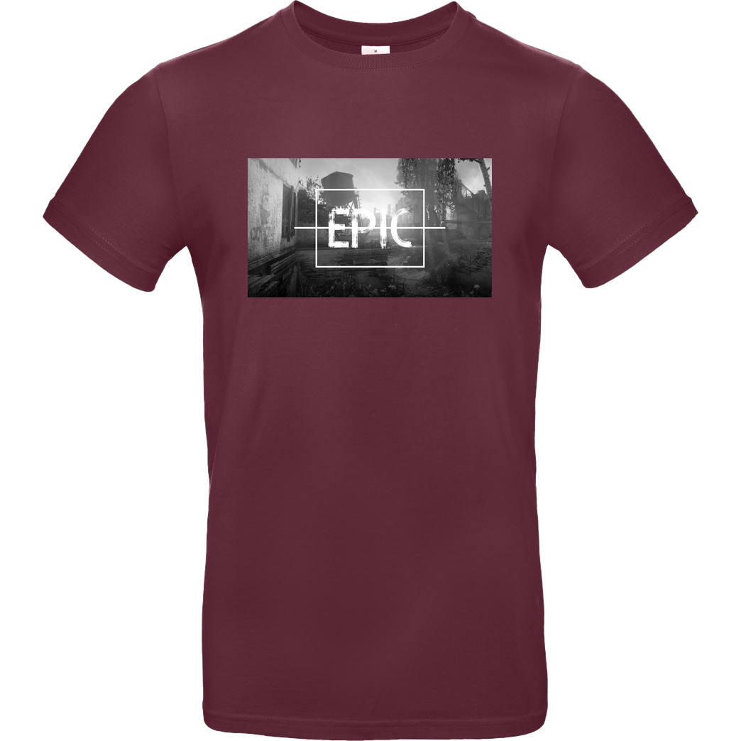 Die Buddies zocken 2EpicBuddies - Epic T-Shirt B&C EXACT 190 - Burgundy