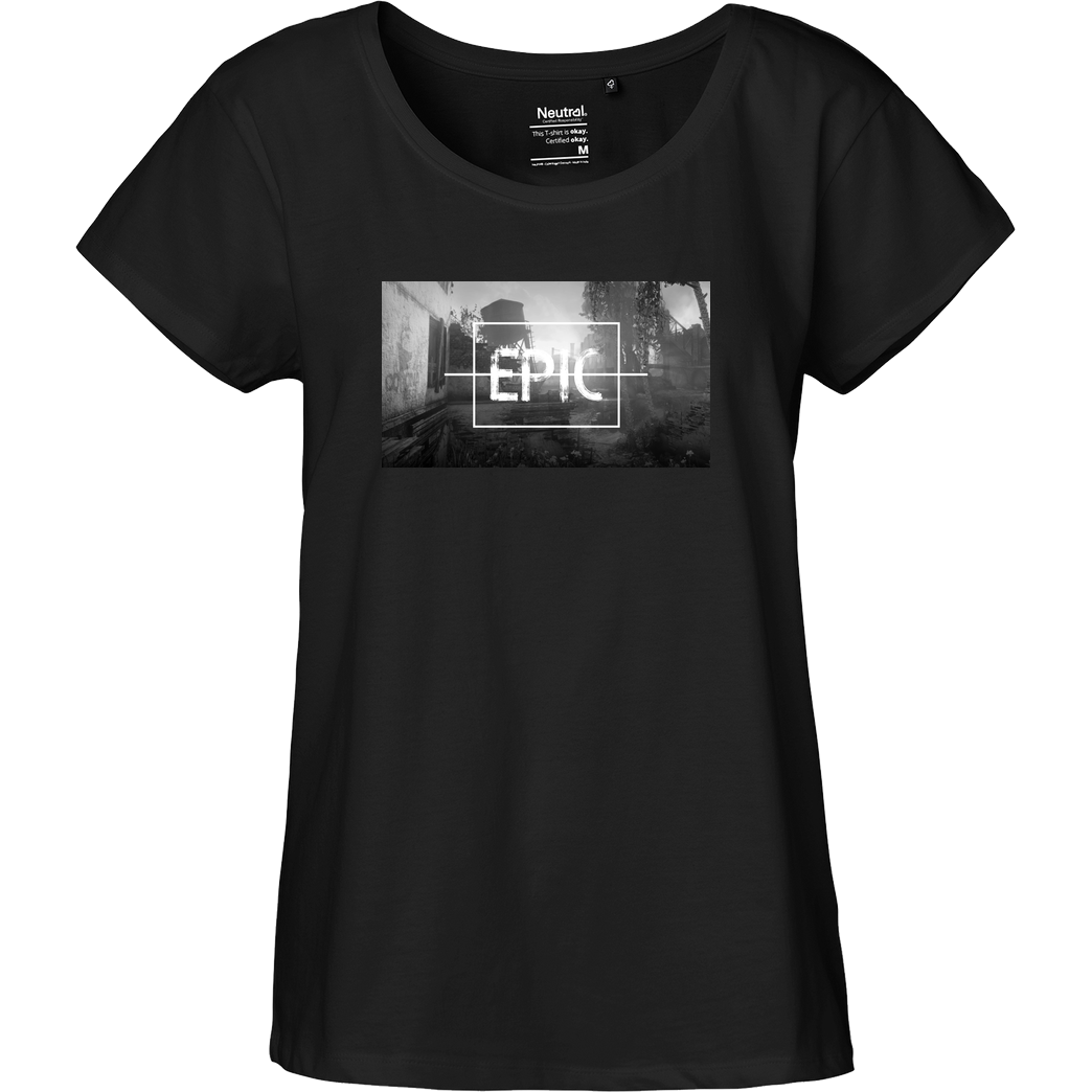 Die Buddies zocken 2EpicBuddies - Epic T-Shirt Fairtrade Loose Fit Girlie - black