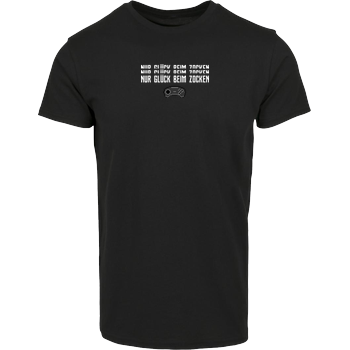 2EpicBuddies - Nur Glück beim Zocken Controller House Brand T-Shirt - Black