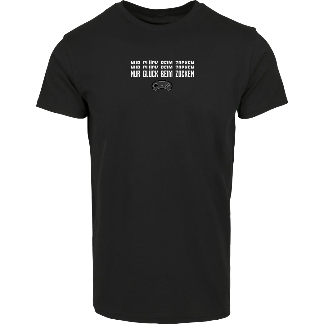 Die Buddies zocken 2EpicBuddies - Nur Glück beim Zocken Controller T-Shirt House Brand T-Shirt - Black