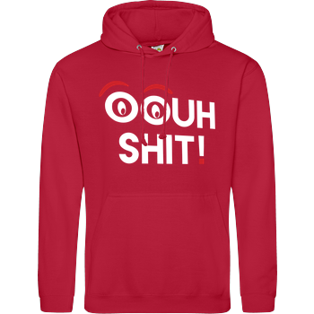 2EpicBuddies - Ouh Shit - weiss JH Hoodie - red