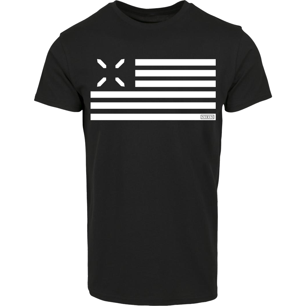 MarselSkorpion NTRVN - HitsAndStripes T-Shirt House Brand T-Shirt - Black