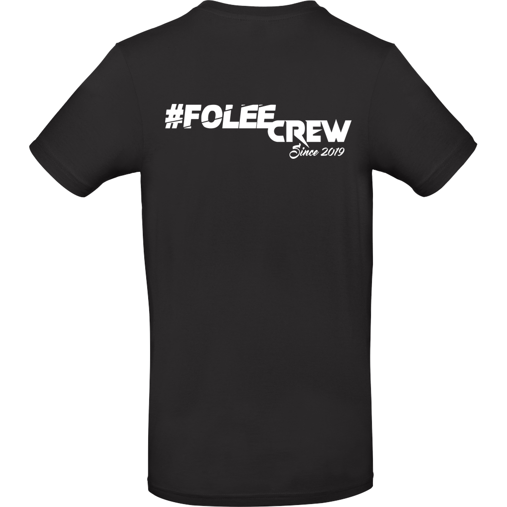 Achsel Folee Achsel Folee - Folee Crew T-Shirt B&C EXACT 190 - Black
