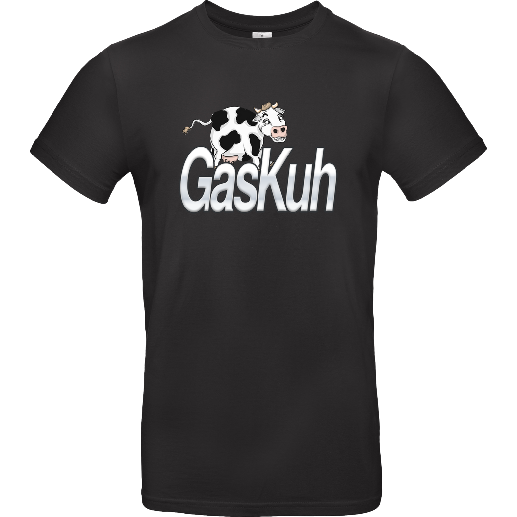 Achsel Folee Achsel Folee - GasKuh T-Shirt B&C EXACT 190 - Black