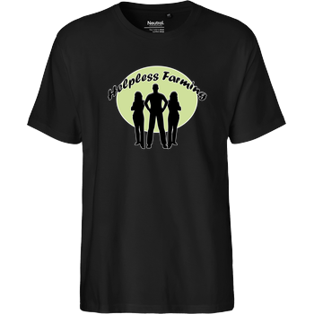 Achsel Folee - Helpless Farming Fairtrade T-Shirt - black