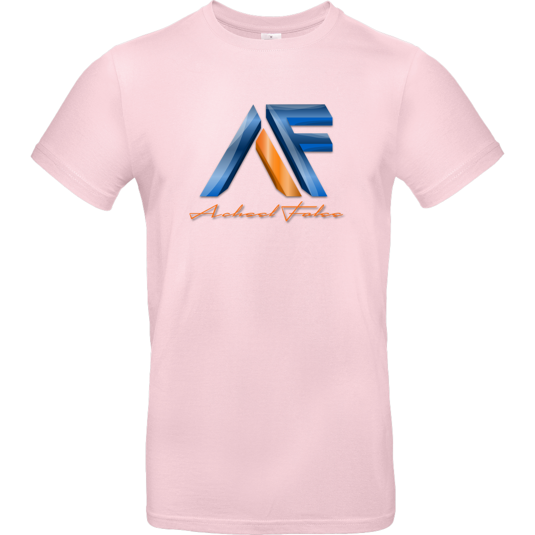 Achsel Folee Achsel Folee - Logo T-Shirt B&C EXACT 190 - Light Pink