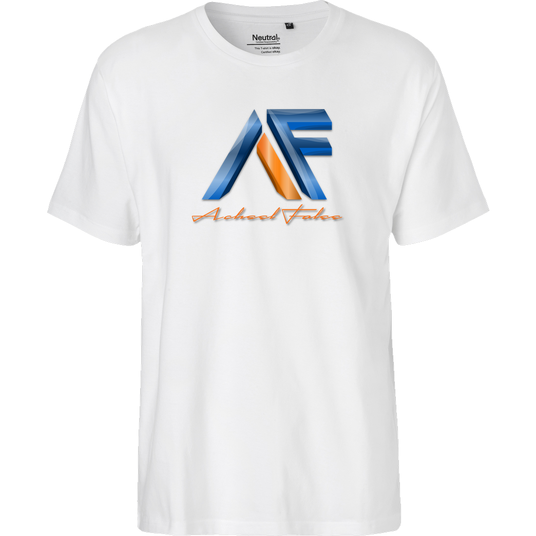 Achsel Folee Achsel Folee - Logo T-Shirt Fairtrade T-Shirt - white