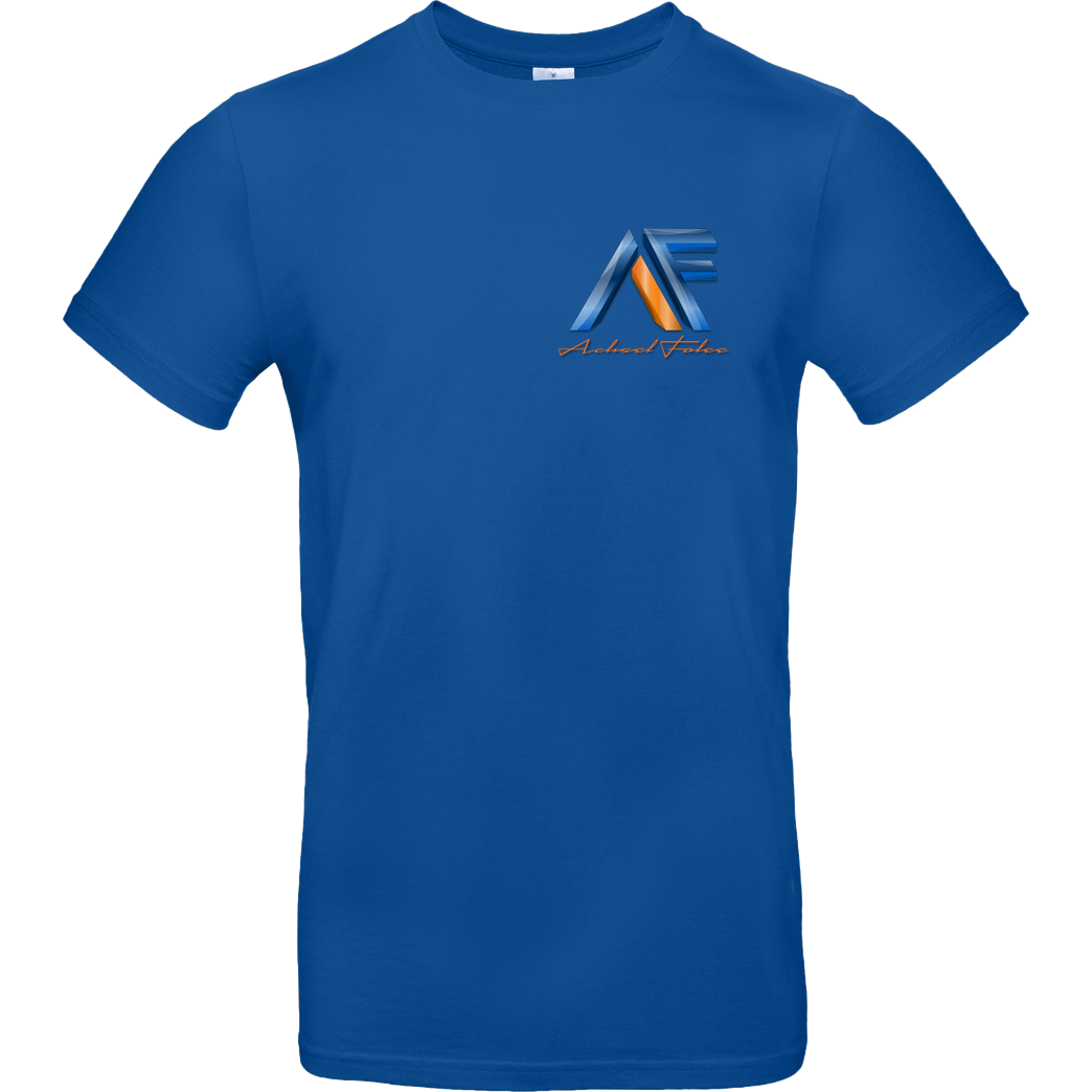 Achsel Folee Achsel Folee - Logo Pocket T-Shirt B&C EXACT 190 - Royal Blue