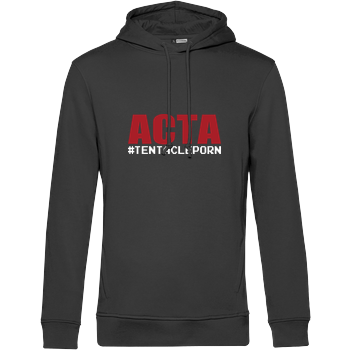 ACTA #tentacleporn B&C HOODED Organic - black