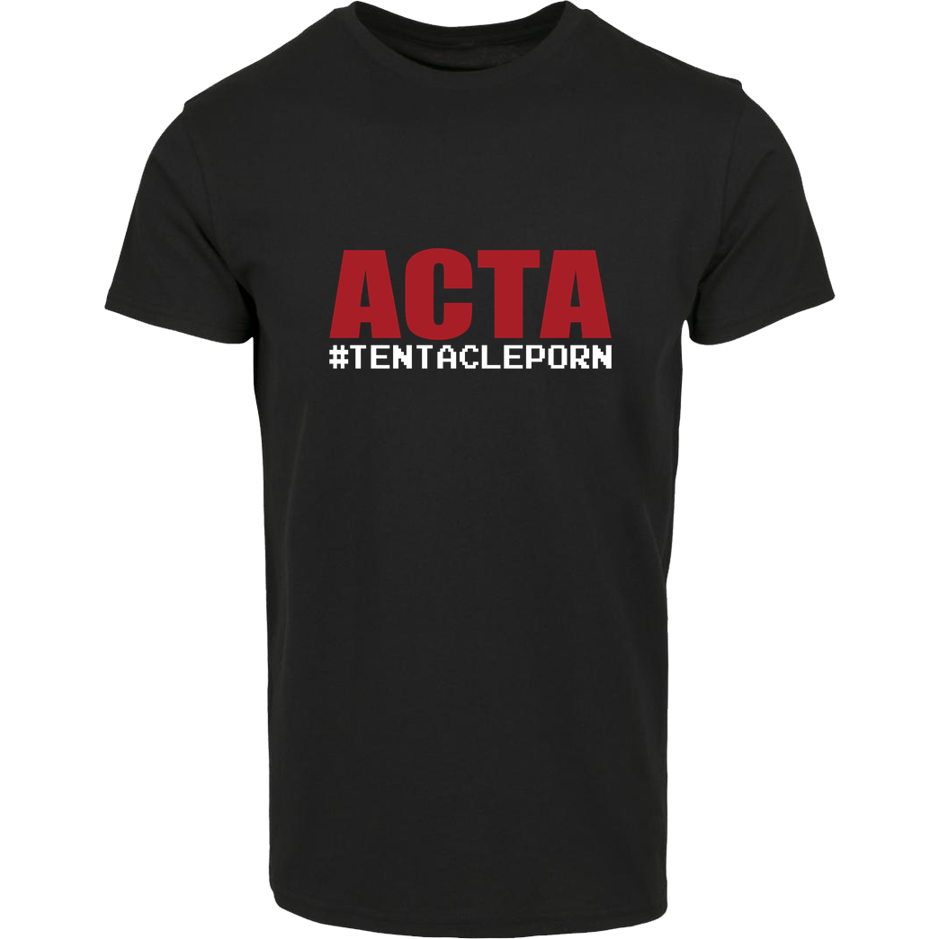 None ACTA #tentacleporn T-Shirt House Brand T-Shirt - Black