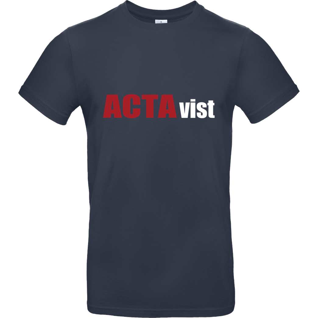 None ACTAvist T-Shirt B&C EXACT 190 - Navy