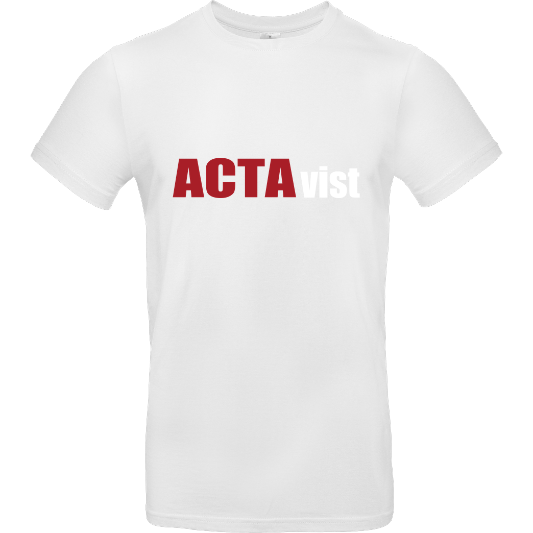 None ACTAvist T-Shirt B&C EXACT 190 -  White