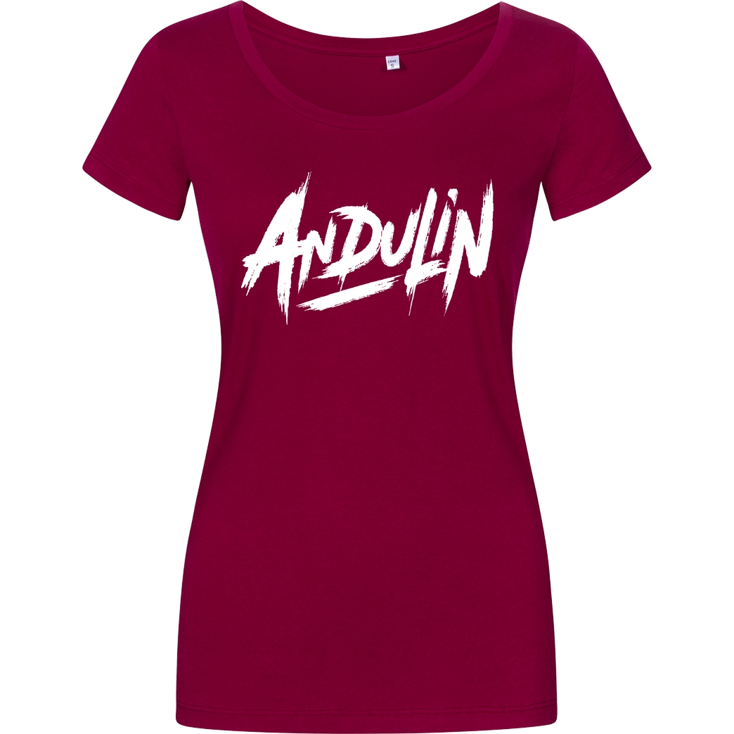 AndulinTv AndulinTv - Andu Logo T-Shirt Girlshirt berry