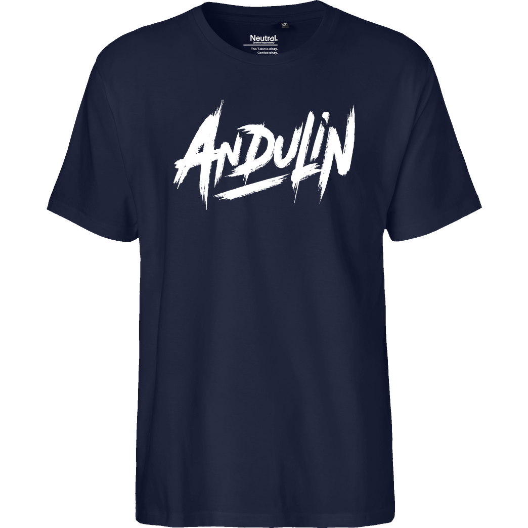 AndulinTv AndulinTv - Andu Logo T-Shirt Fairtrade T-Shirt - navy