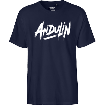 AndulinTv - Andu Logo Fairtrade T-Shirt - navy