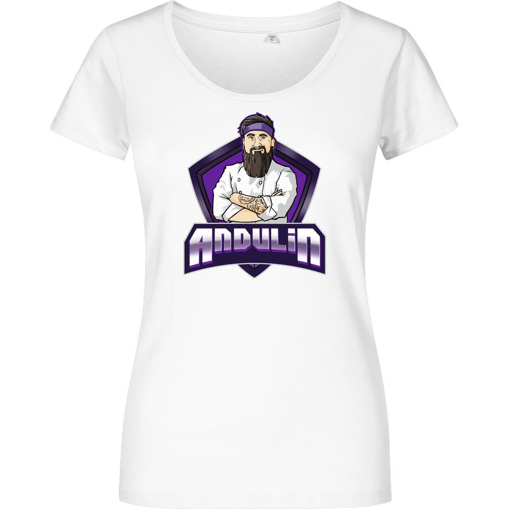 AndulinTv AndulinTv - Logo T-Shirt Girlshirt weiss