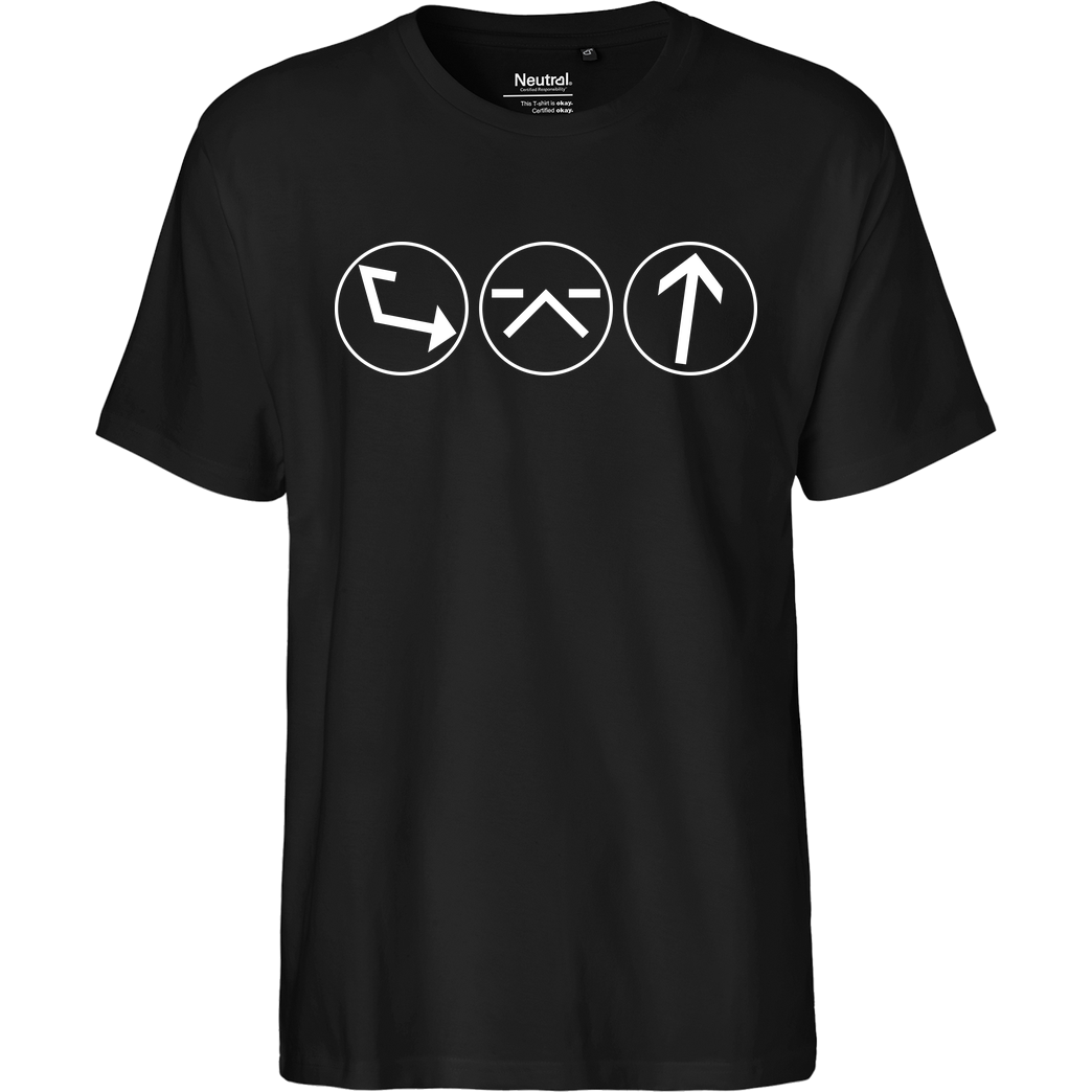 Ash5ive Ash5 - Dings T-Shirt Fairtrade T-Shirt - black