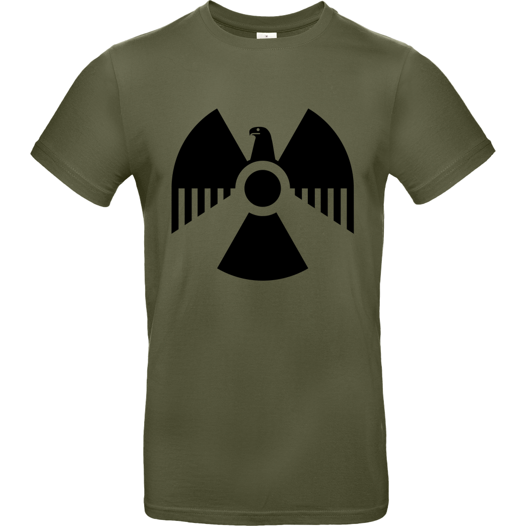 None Nuclear Eagle T-Shirt B&C EXACT 190 - Khaki