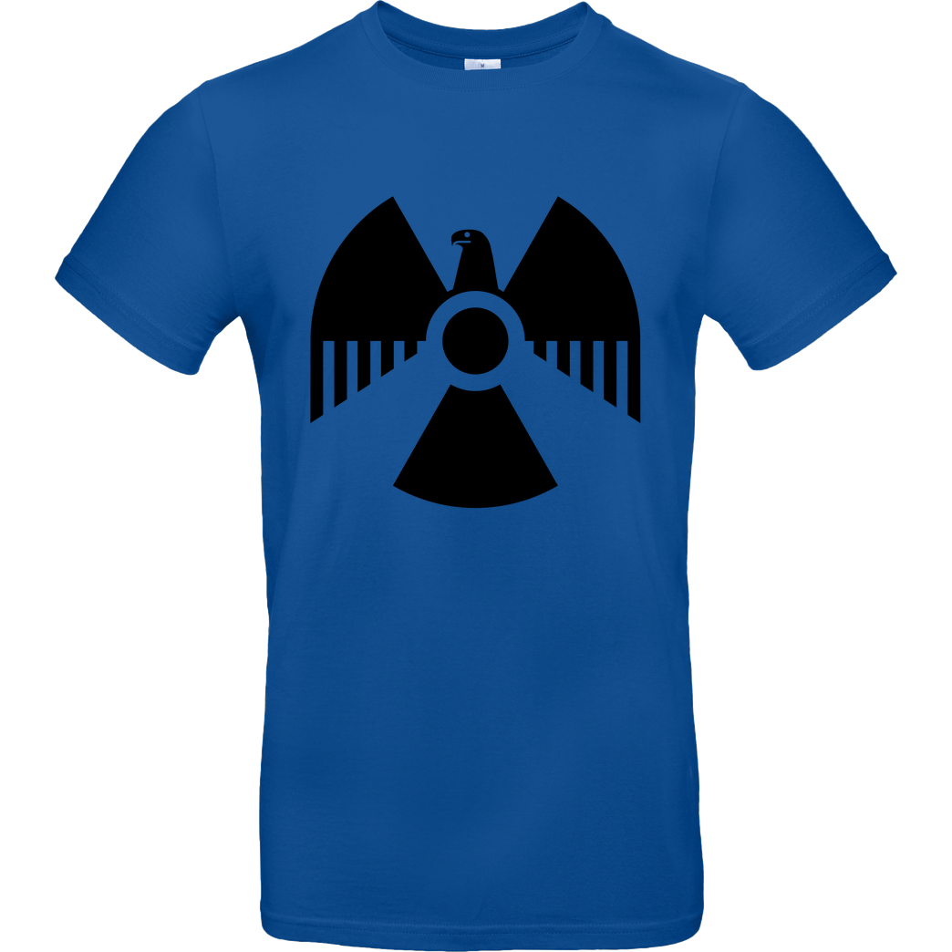 None Nuclear Eagle T-Shirt B&C EXACT 190 - Royal Blue