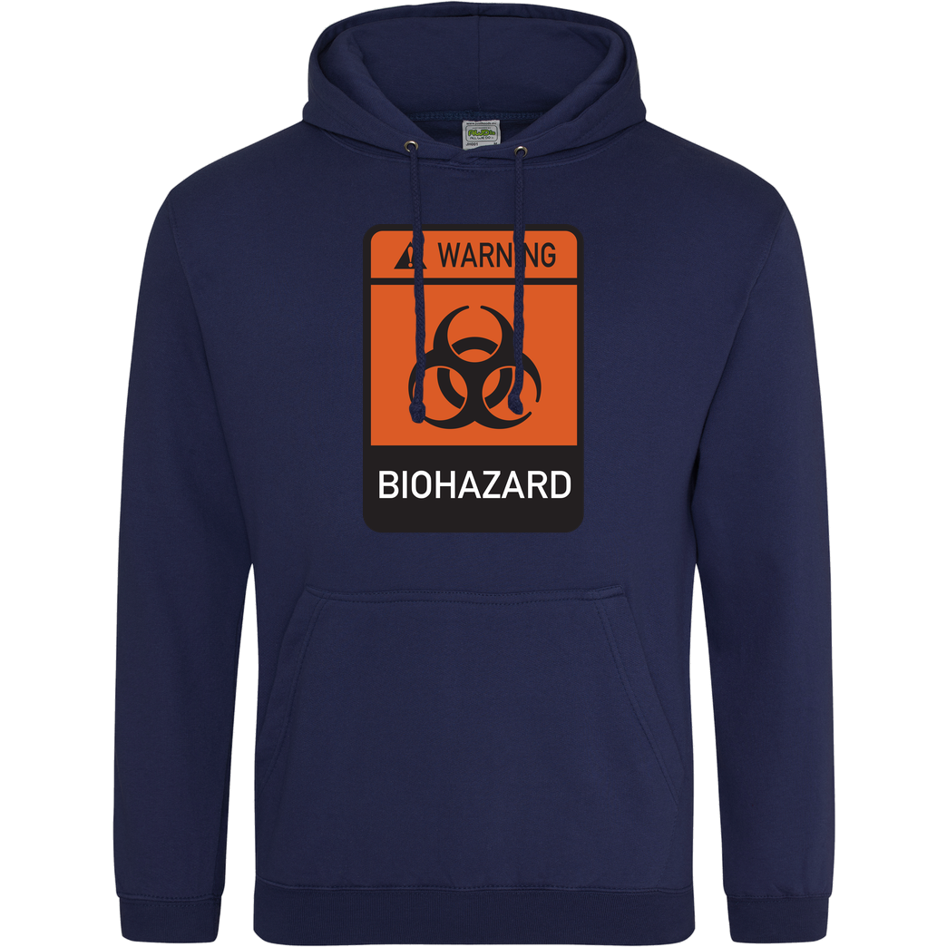 None Biohazard Sweatshirt JH Hoodie - Navy
