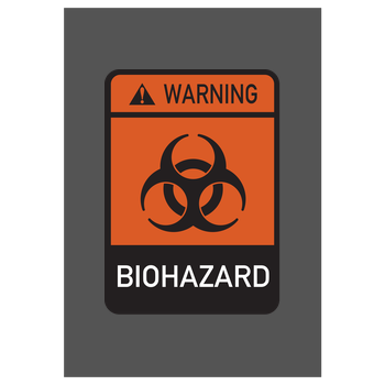 Biohazard Art Print grey