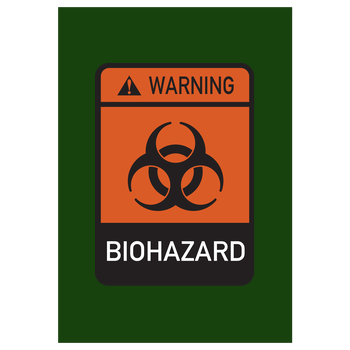 Biohazard Art Print green