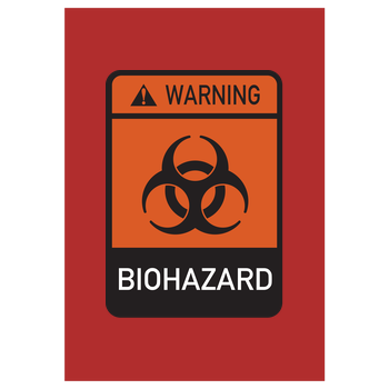 Biohazard Art Print red