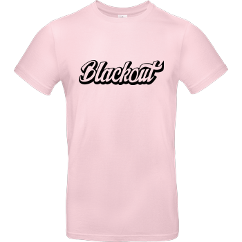 Blackout - Script Logo B&C EXACT 190 - Light Pink