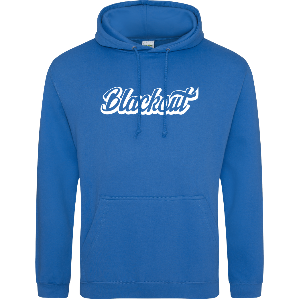 Blackout Blackout - Script Logo Sweatshirt JH Hoodie - Sapphire Blue