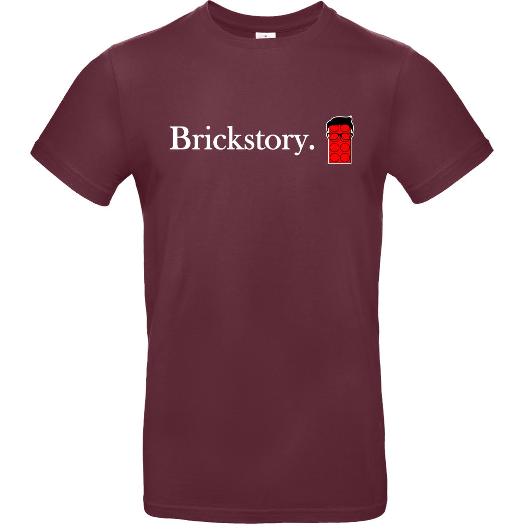 Brickstory Brickstory - Original Logo T-Shirt B&C EXACT 190 - Burgundy