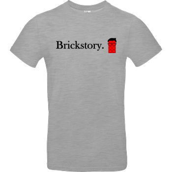 Brickstory - Original Logo B&C EXACT 190 - heather grey