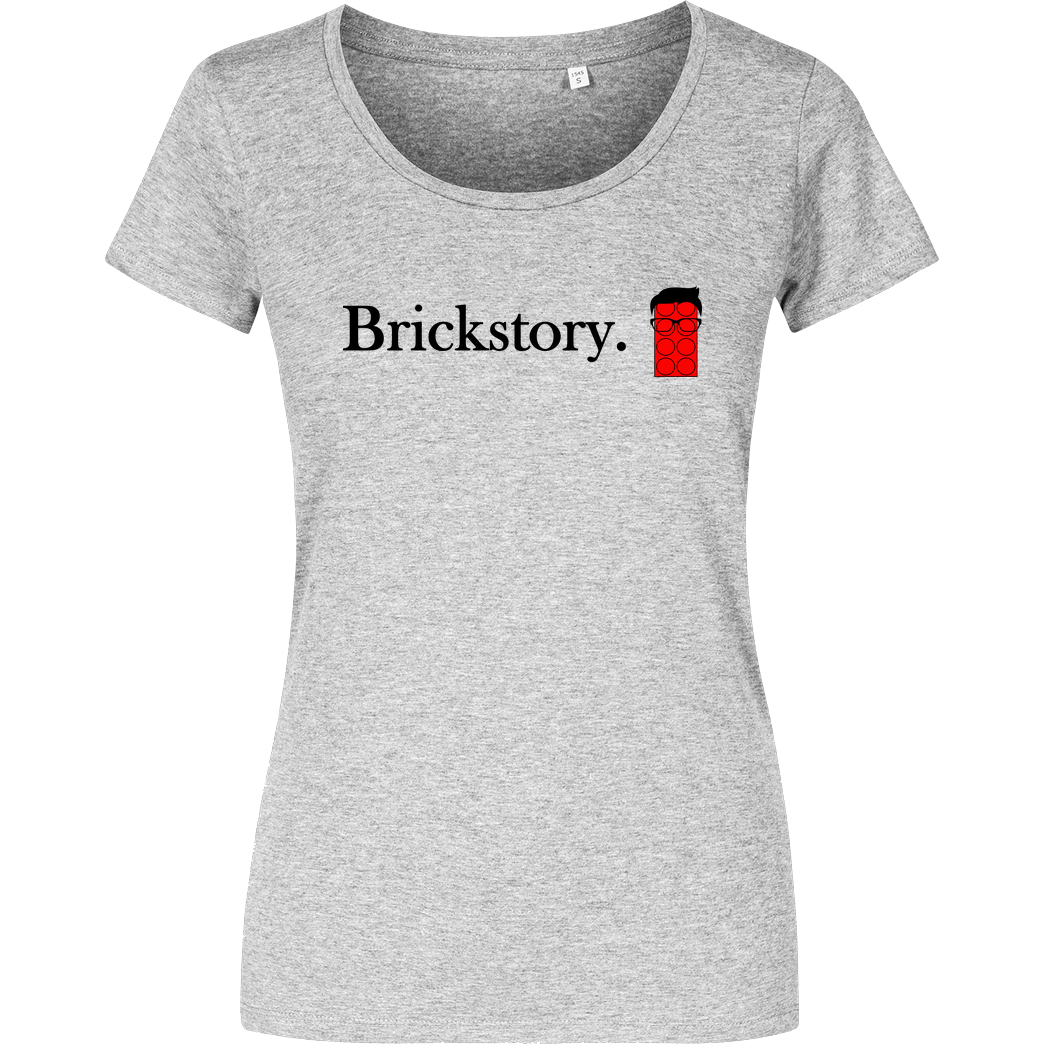 Brickstory Brickstory - Original Logo T-Shirt Girlshirt heather grey