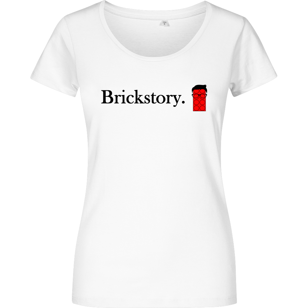 Brickstory Brickstory - Original Logo T-Shirt Girlshirt weiss