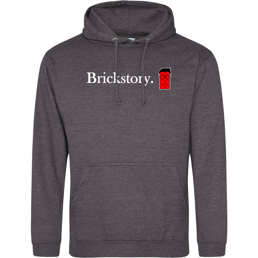Brickstory Brickstory - Original Logo Sweatshirt JH Hoodie - Dark heather grey