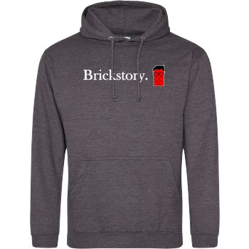 Brickstory - Original Logo JH Hoodie - Dark heather grey